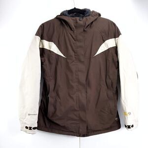 Mountain Hardwear Women's Conduit  Brown Faux Fur Lined Full-zip Hooded jacket M